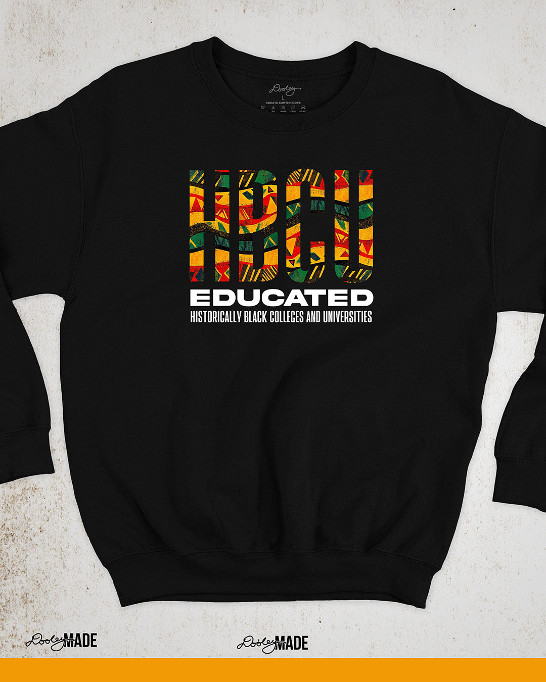 HBCU Educated Shirt and Crewneck Sweater