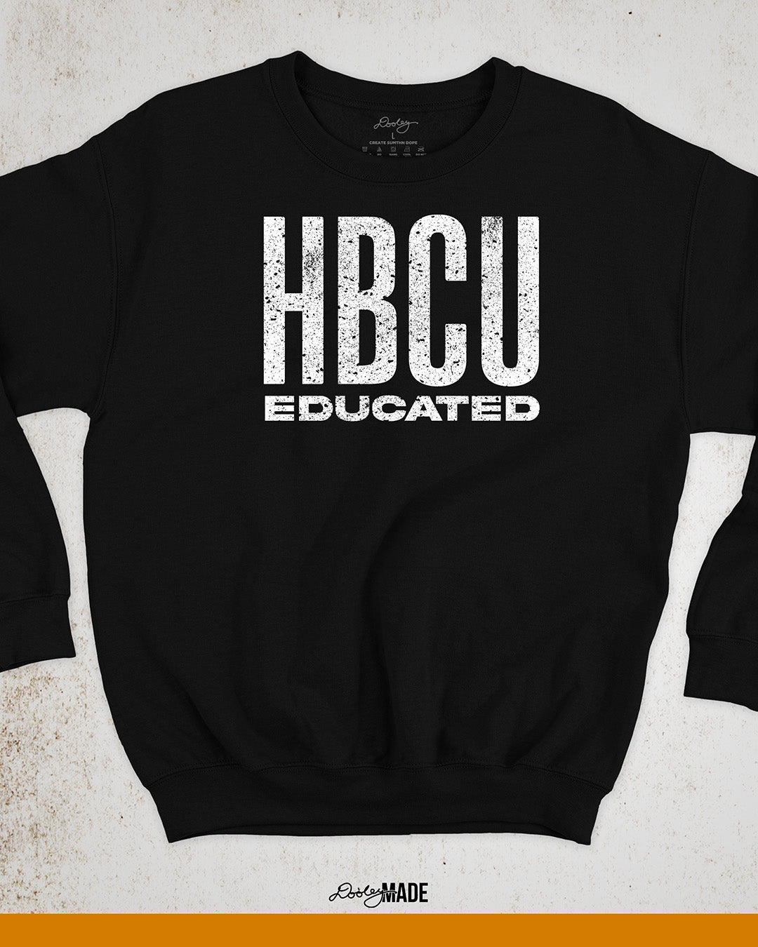 HBCU Educated Shirt and Crewneck Sweater