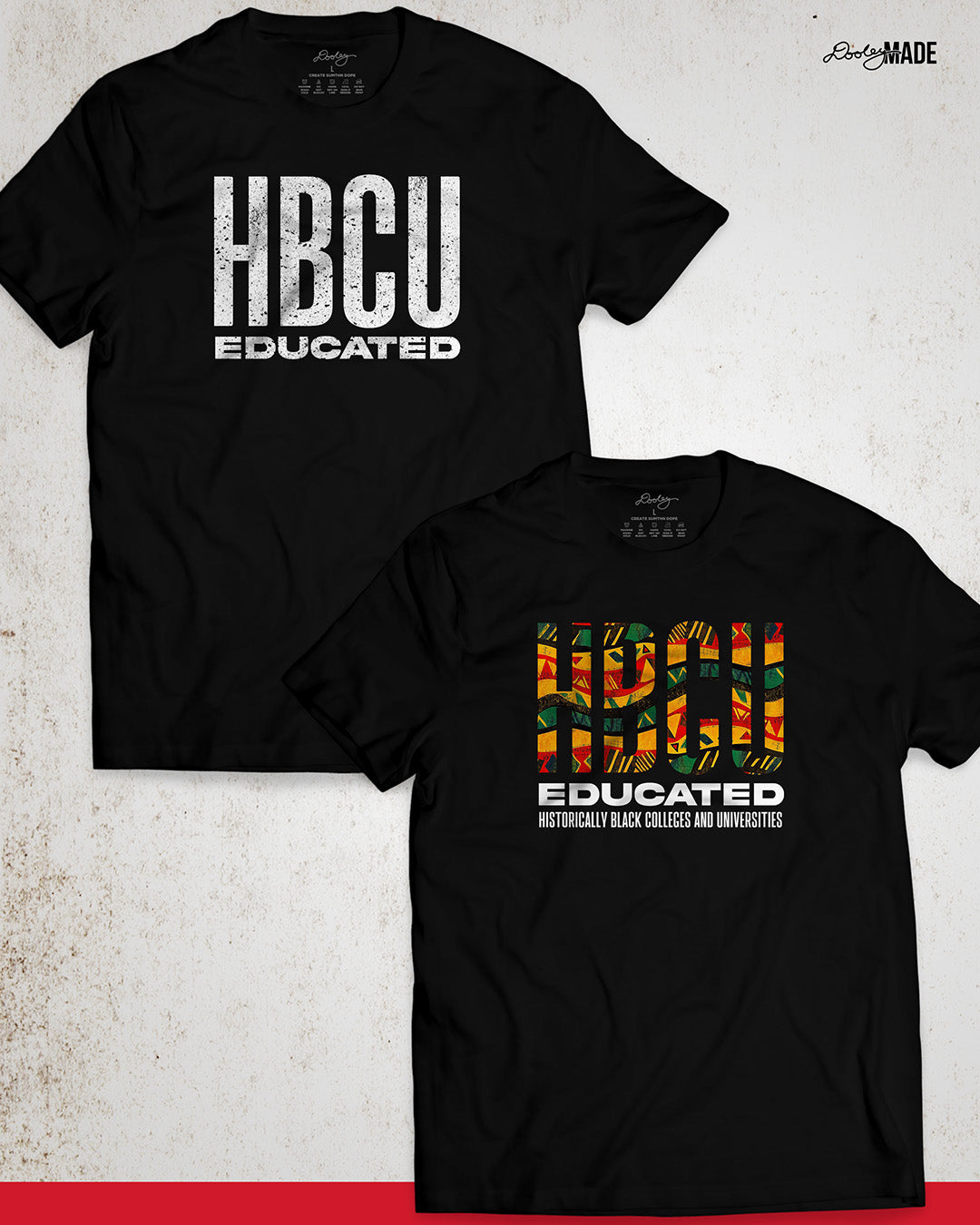 HBCU Educated Shirt and Crewneck Sweater