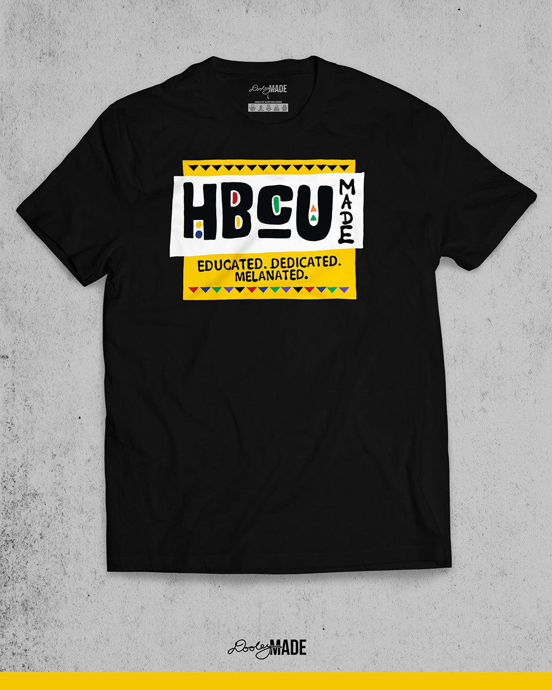 HBCU Made Educated, Dedicated, Melanated Shirt and Crewneck Sweater