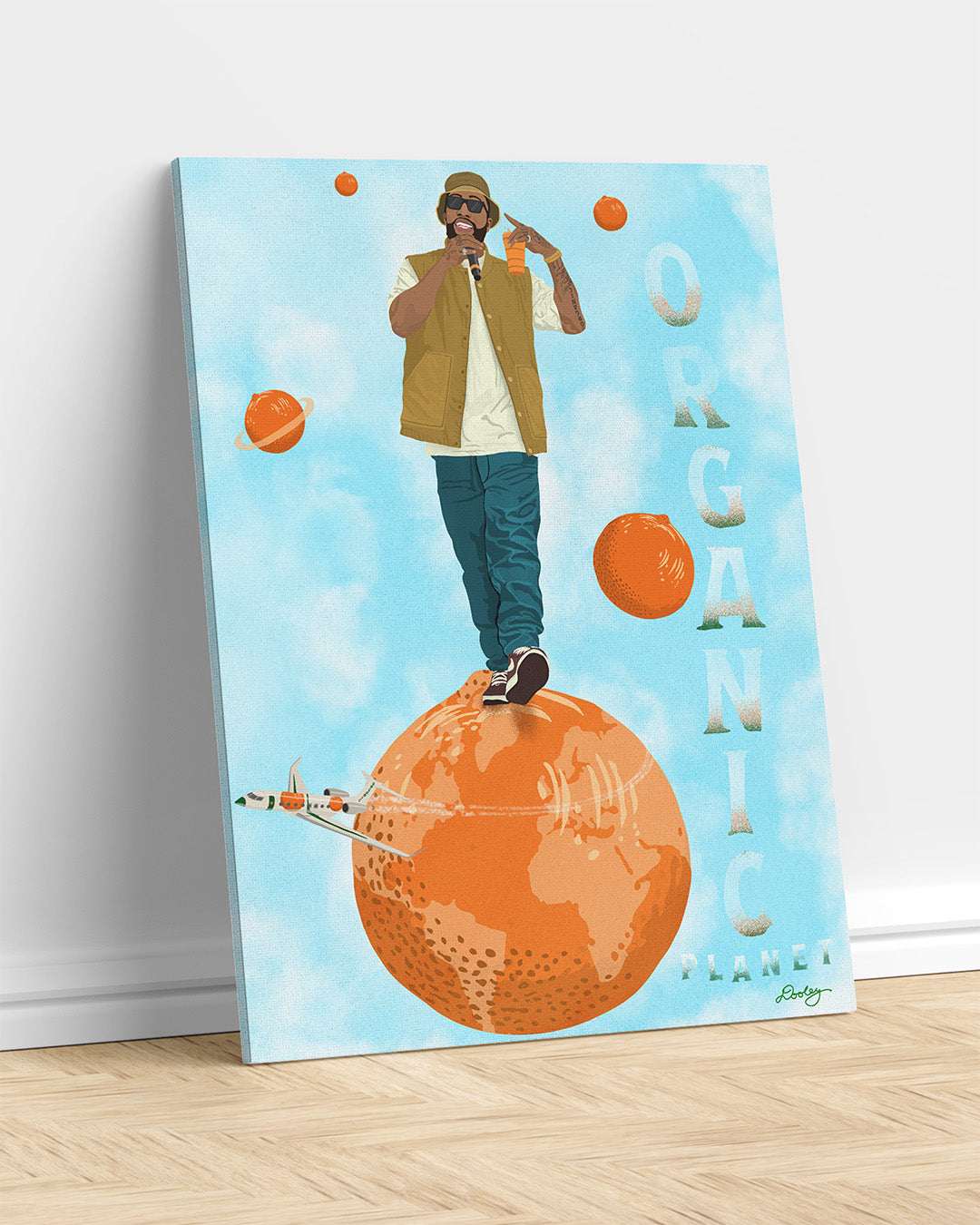 Organic Planet Larry June Artwork Prints