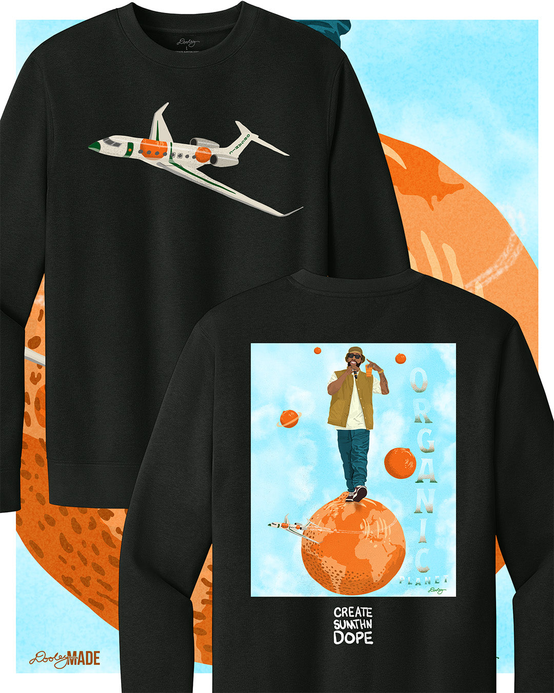 Organic Planet Larry June Shirt & Crewneck Sweater