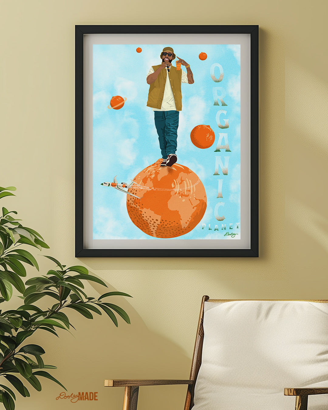 Organic Planet Larry June Artwork Prints