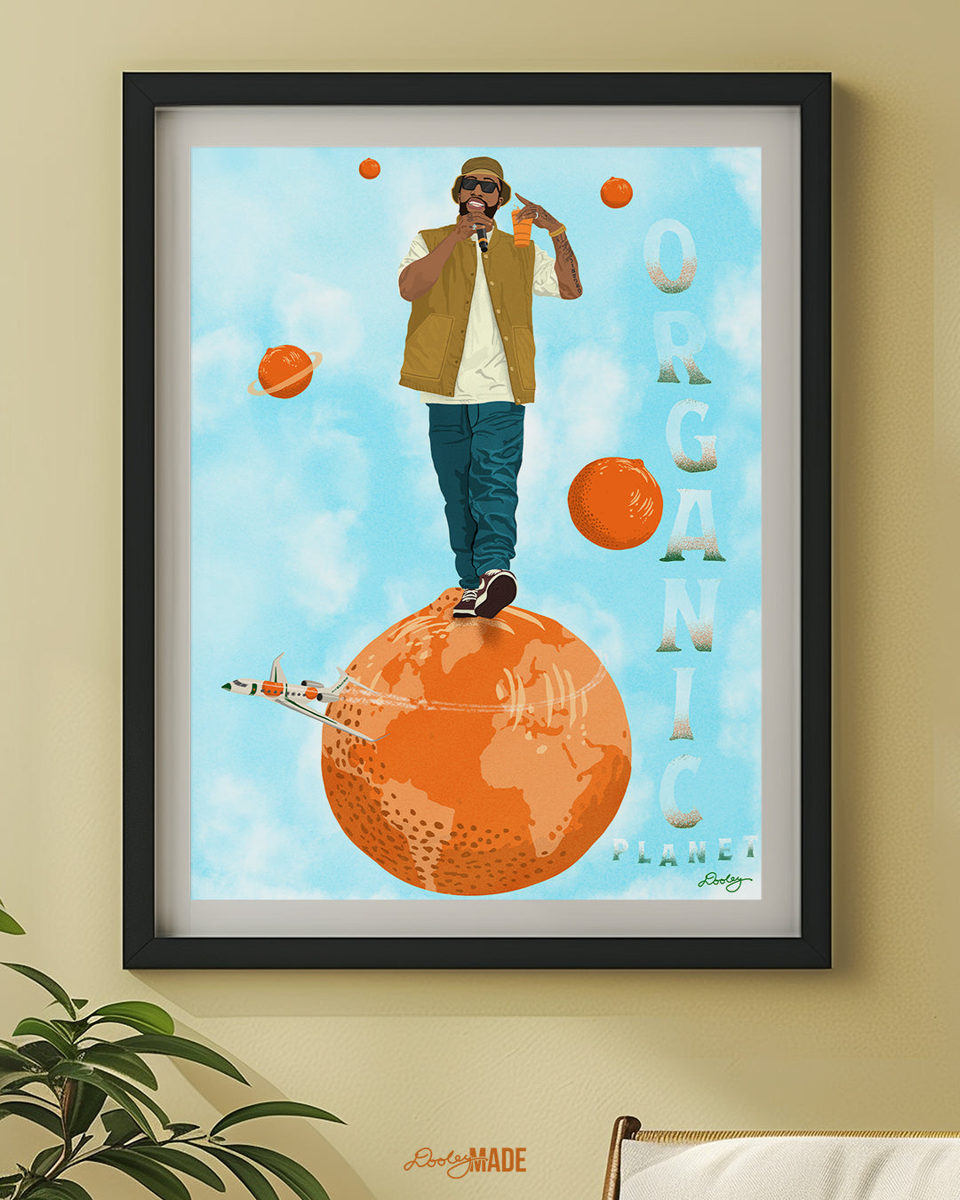 Organic Planet Larry June Artwork Prints