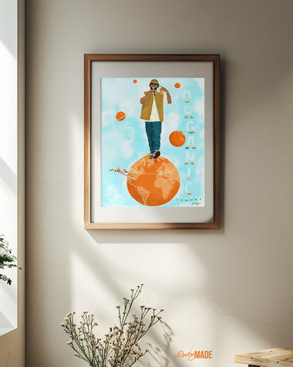 Organic Planet Larry June Artwork Prints