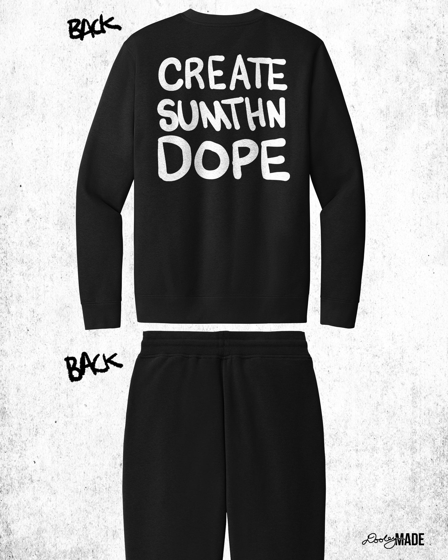 Create Sumthn Dope Fleece Set