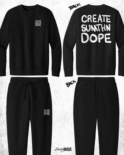 Create Sumthn Dope Fleece Set