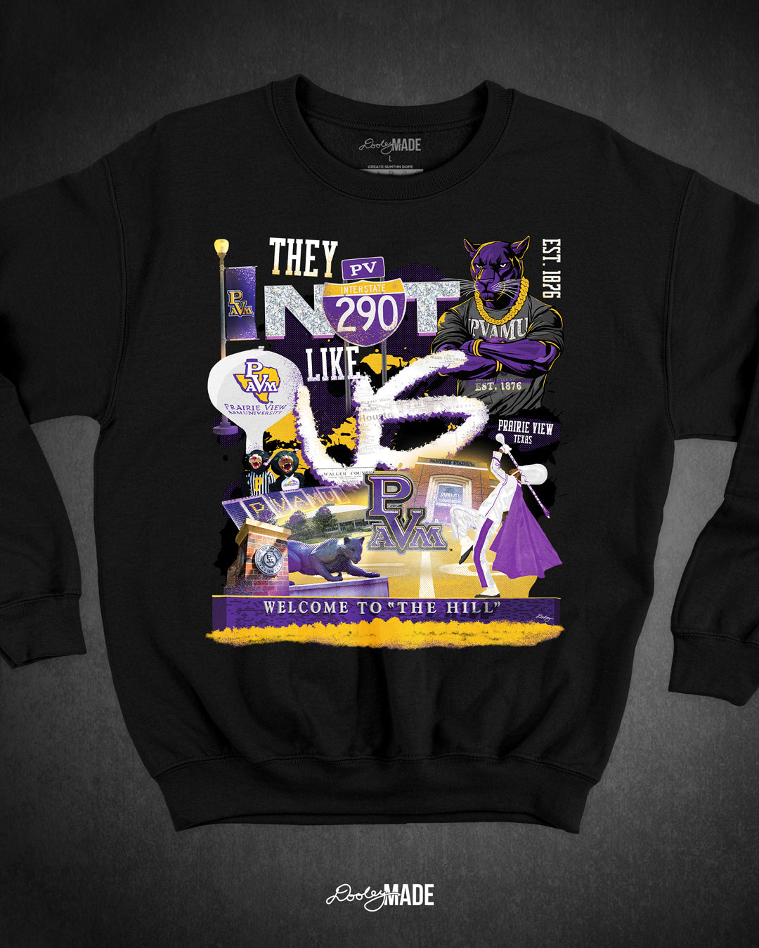 They Not Like Us - Prairie View A&M University Shirt and Crewneck Sweater