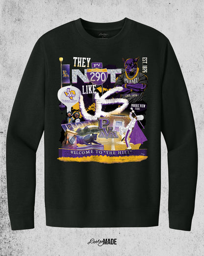 They Not Like Us - Prairie View A&M University Shirt and Crewneck Sweater