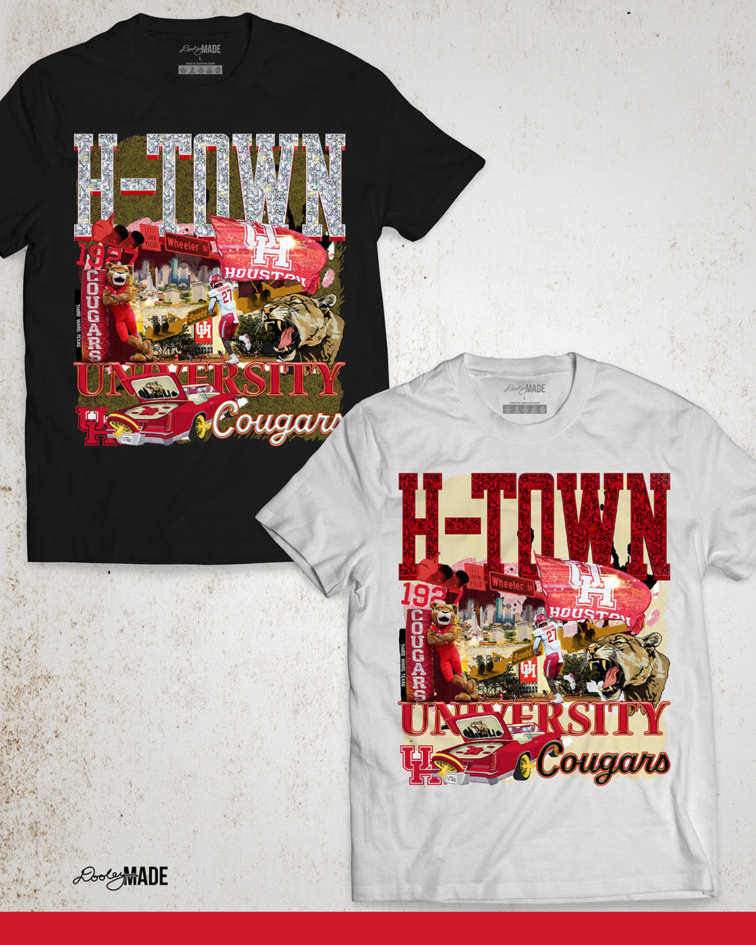 H-Town University Shirt and Crewneck University of Houston